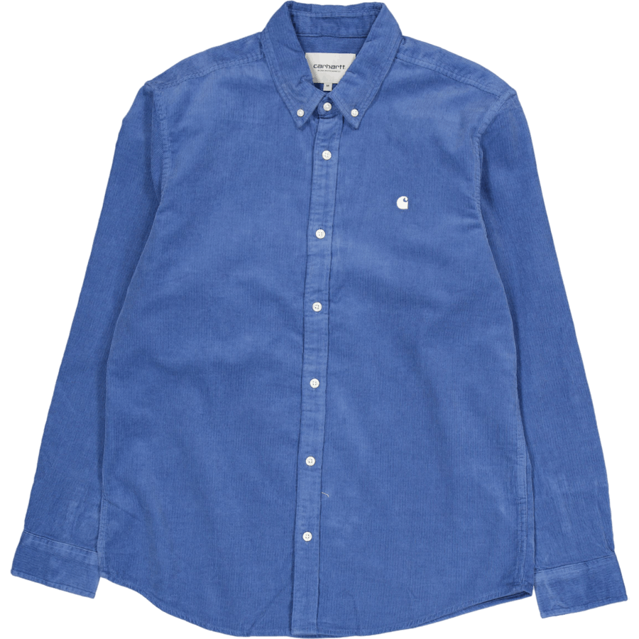 L/s Madison Fine Cord Shirt Sorrent / Wax