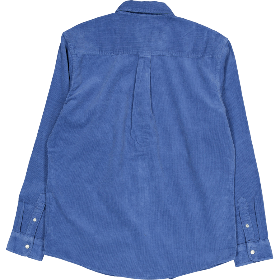 L/s Madison Fine Cord Shirt Sorrent / Wax