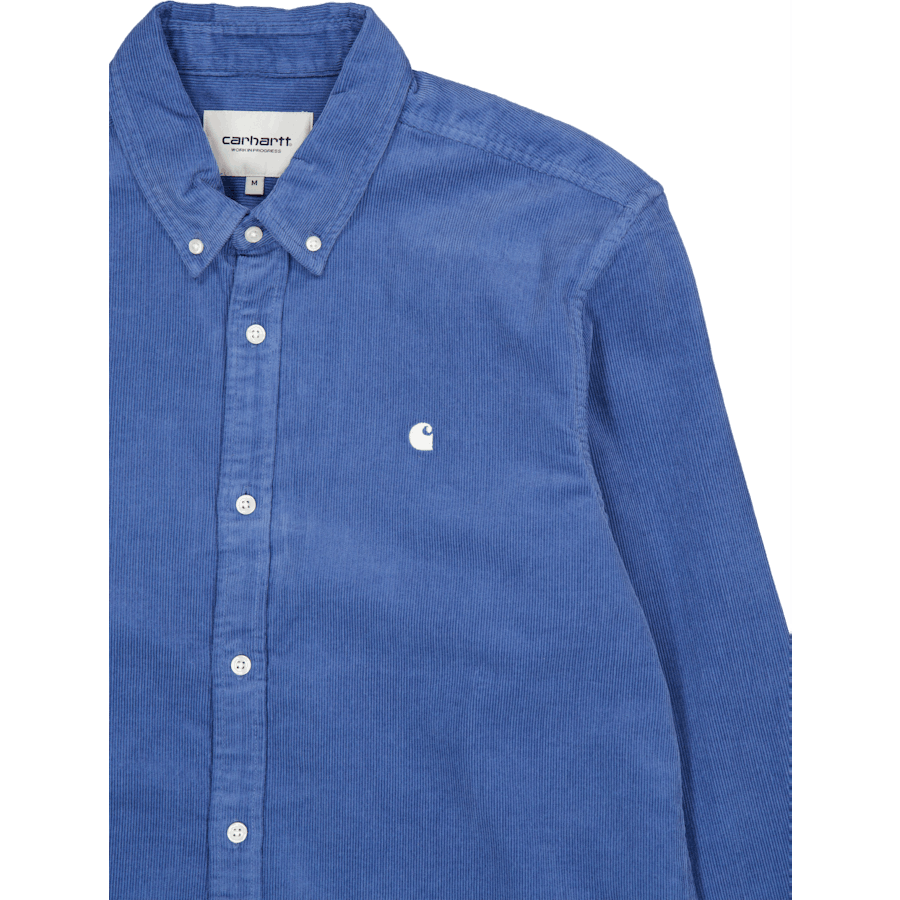 L/s Madison Fine Cord Shirt Sorrent / Wax