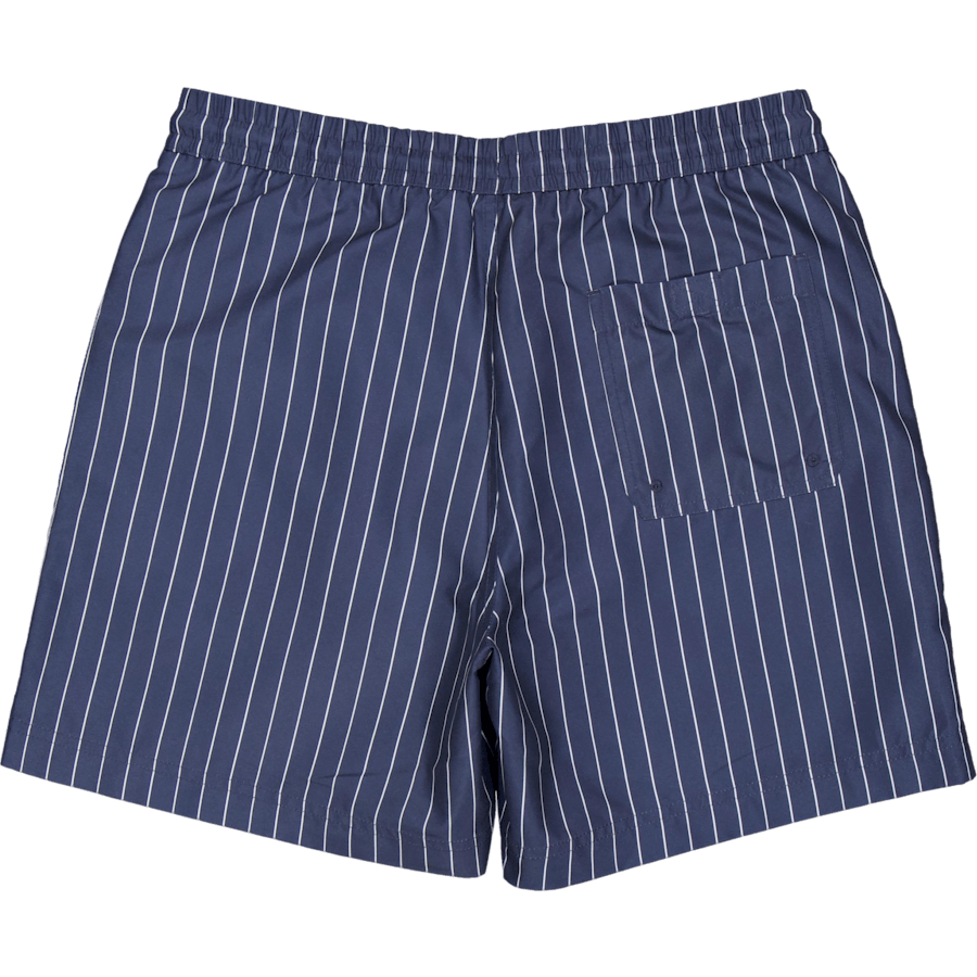 Slater Swim Trunks Cason Stripe Vertical, Blue