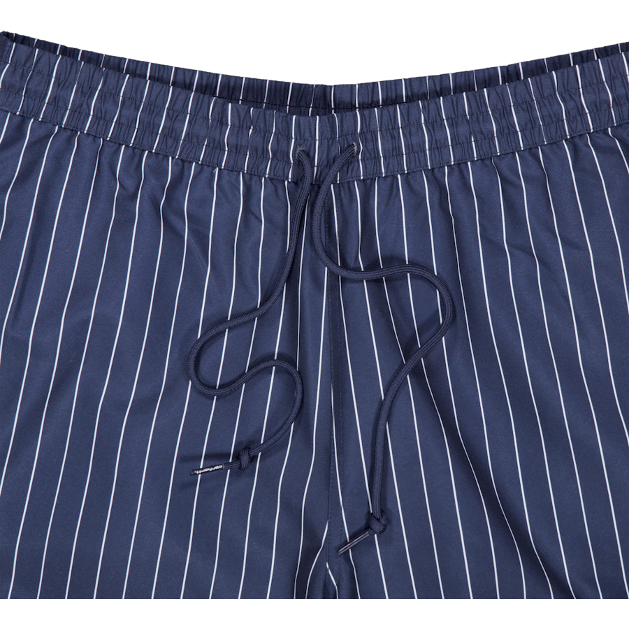 Slater Swim Trunks Cason Stripe Vertical, Blue