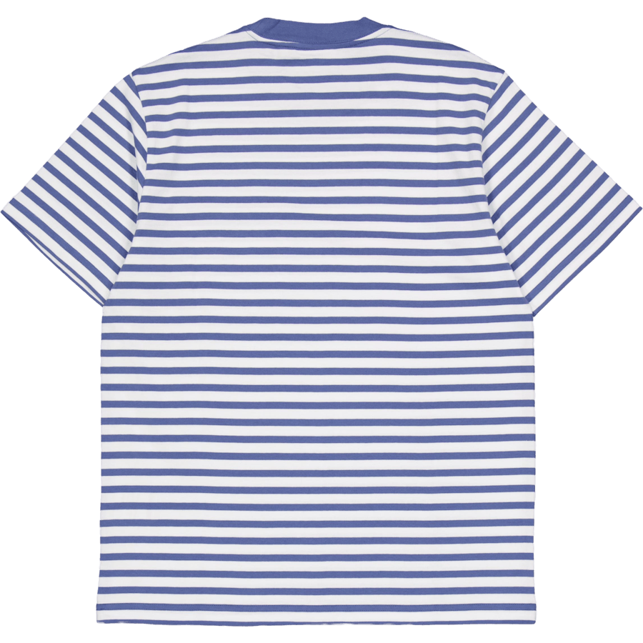 S/s Seidler Pocket T-shirt Seidler Stripe, Sorrent / Whit