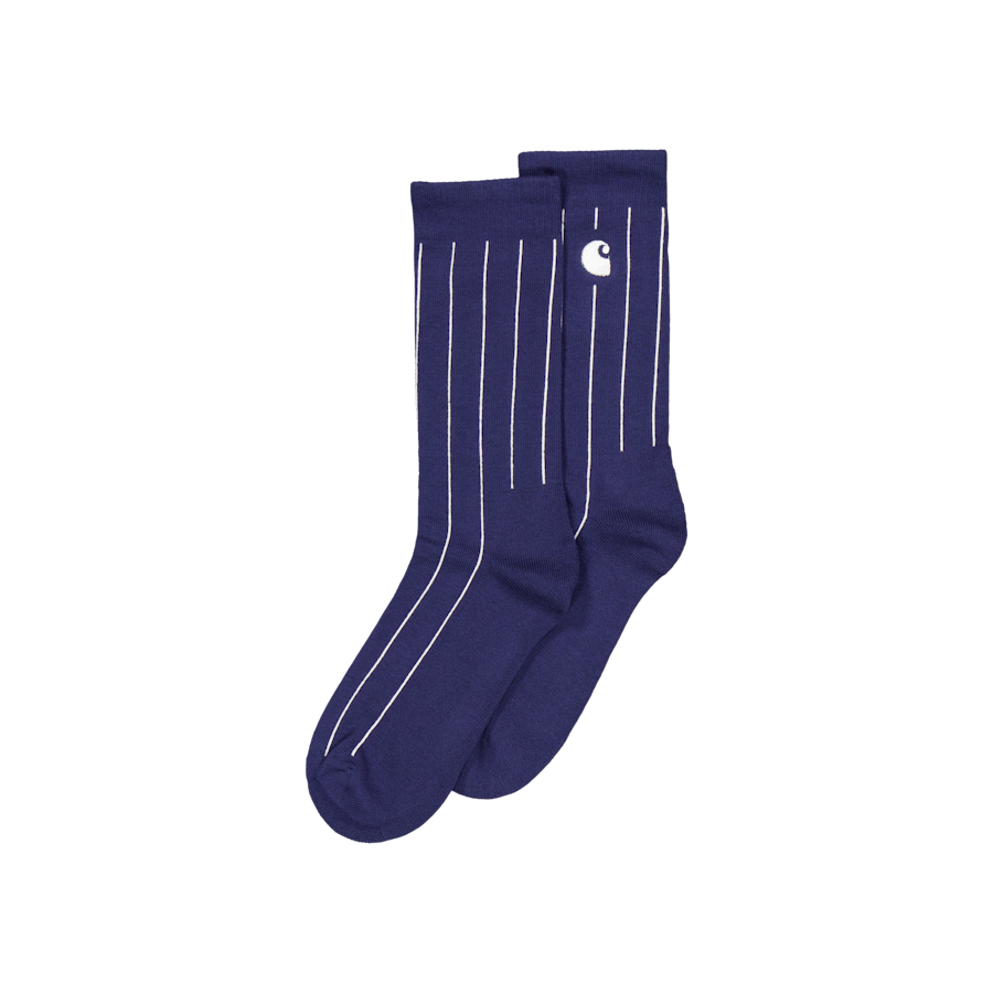 Orlean Socks Orlean Stripe, Blue / White