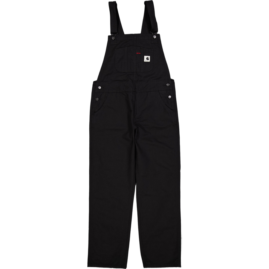 W' Bib Overall Straight Black