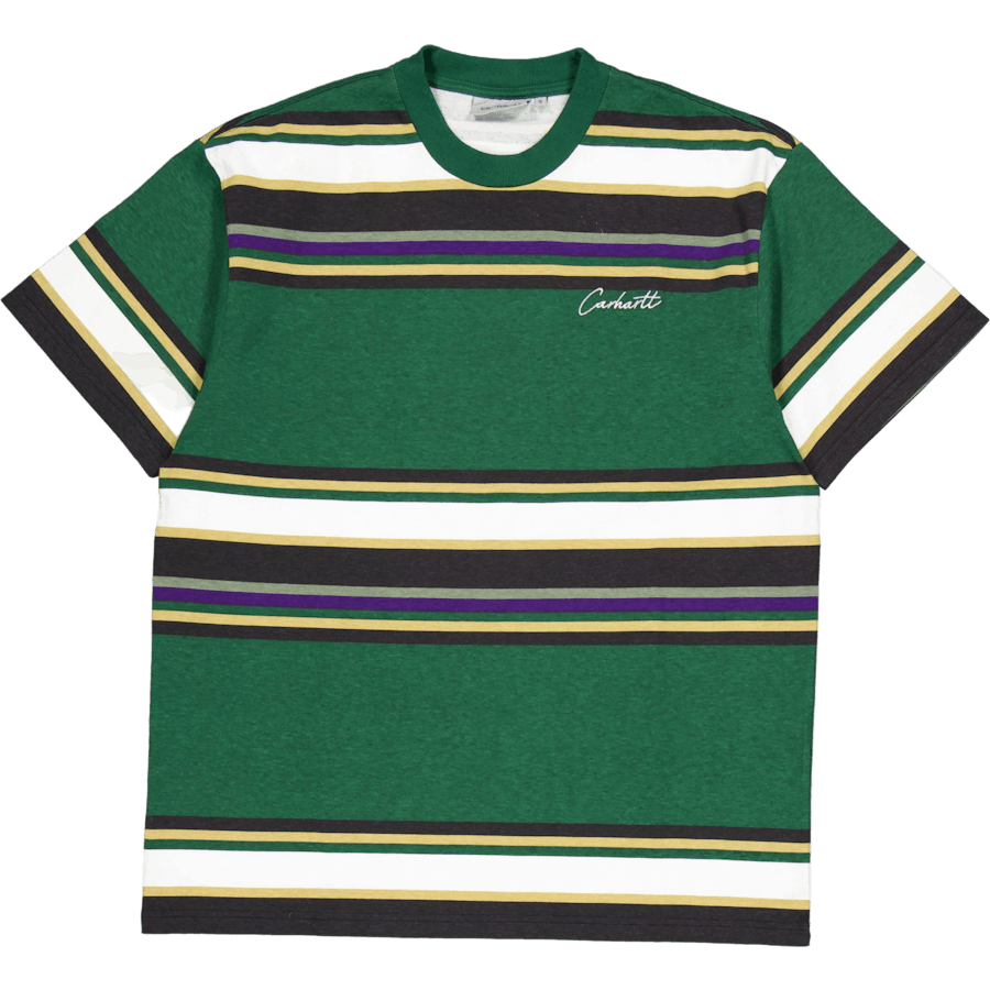 S/s Morcom T-shirt Morcom Stripe, Chervil
