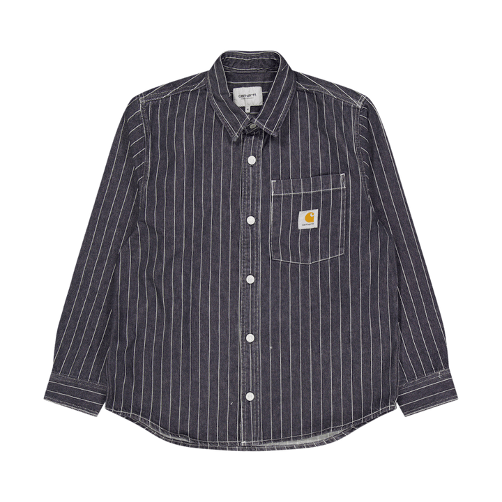 Camicia Orlean Jac Orlean Stripe, nero / bianco