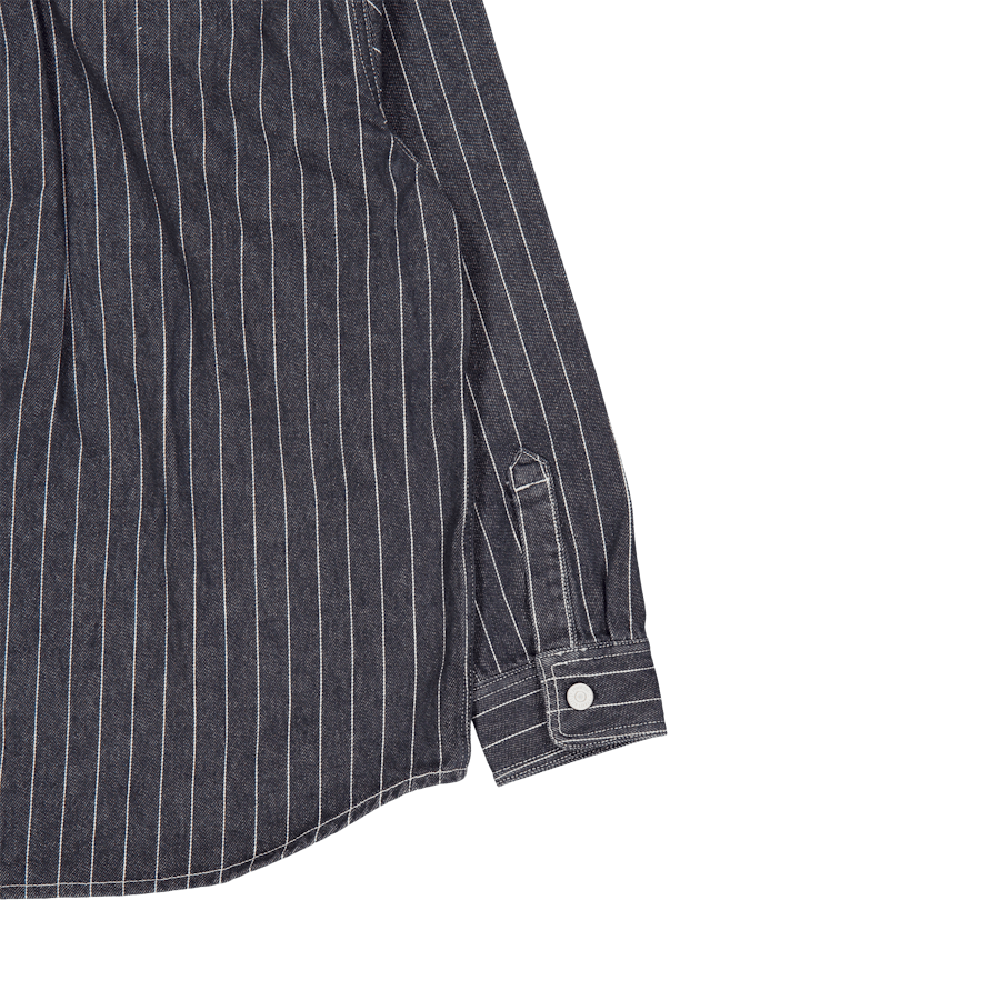 Camicia Orlean Jac Orlean Stripe, nero / bianco