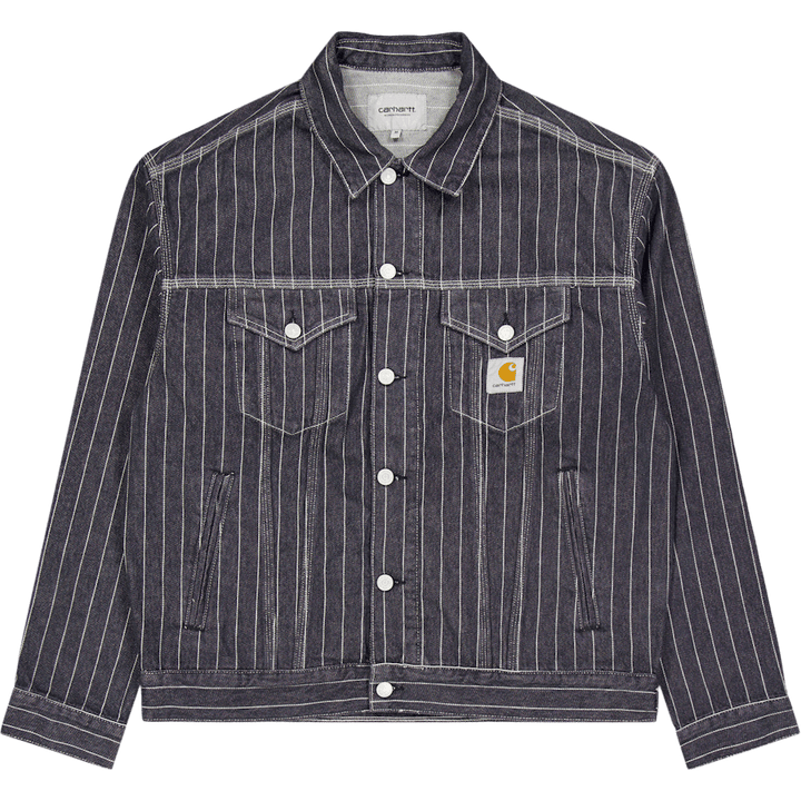 Orlean Jacke Orlean Stripe, Schwarz / Weiß