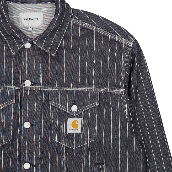 Orlean Jacke Orlean Stripe, Schwarz / Weiß