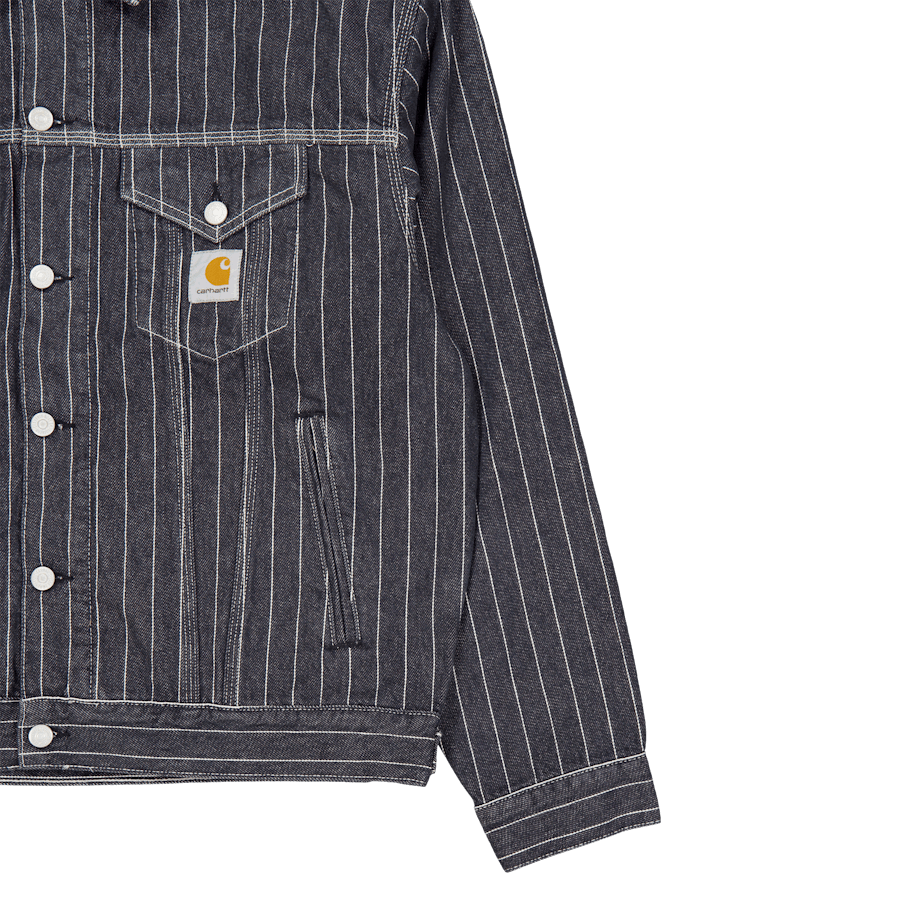 Orlean Jacke Orlean Stripe, Schwarz / Weiß