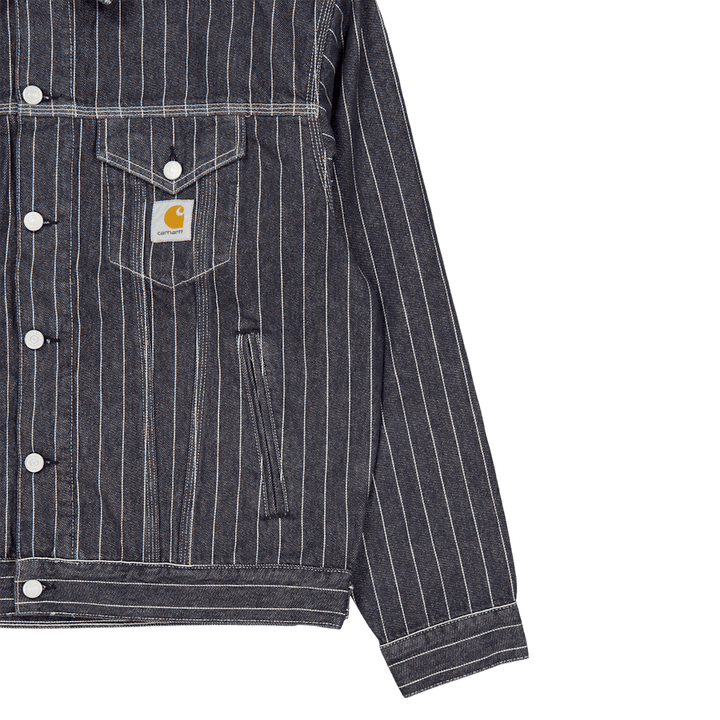 Orlean Jacke Orlean Stripe, Schwarz / Weiß