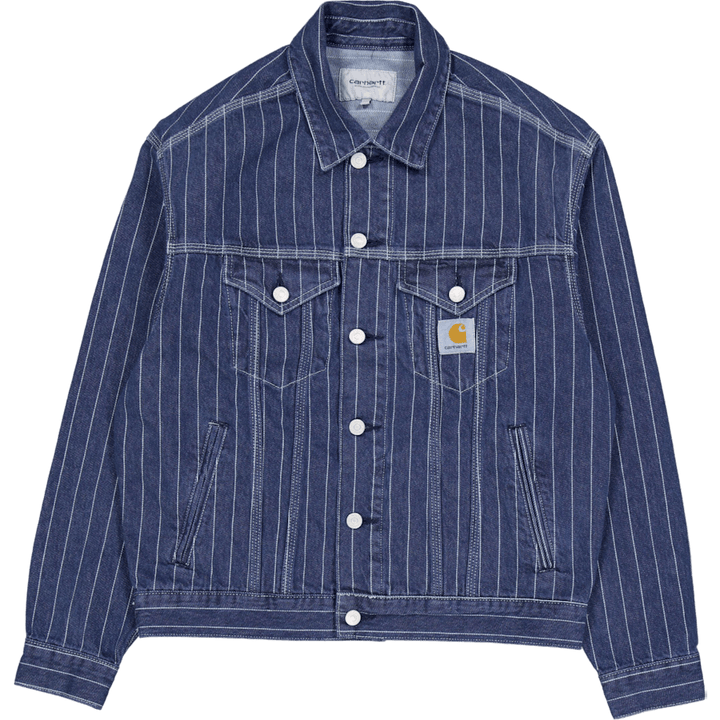 Orlean jaka Orlean Stripe, Zila / balta