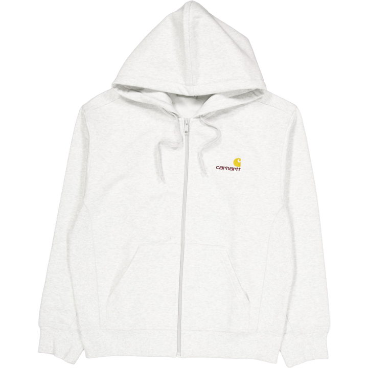 Hooded American Script Jacket Ash Heather