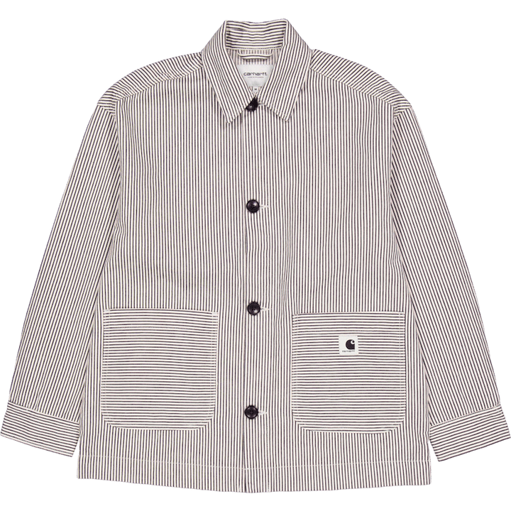 W' Haywood Coat Haywood Stripe, vosk / černá