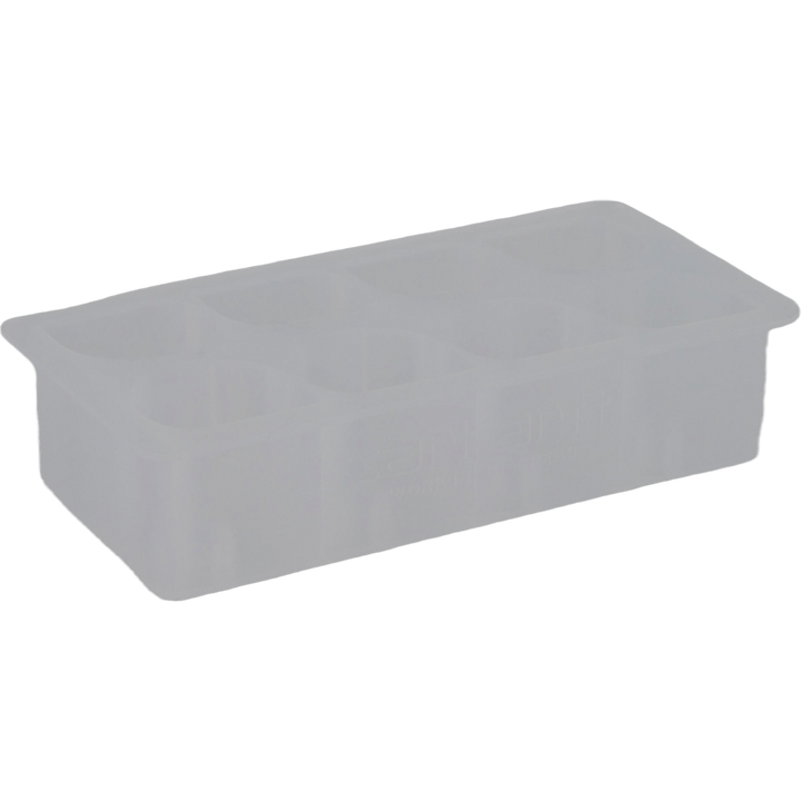 Bac à glaçons transparent avec logo C