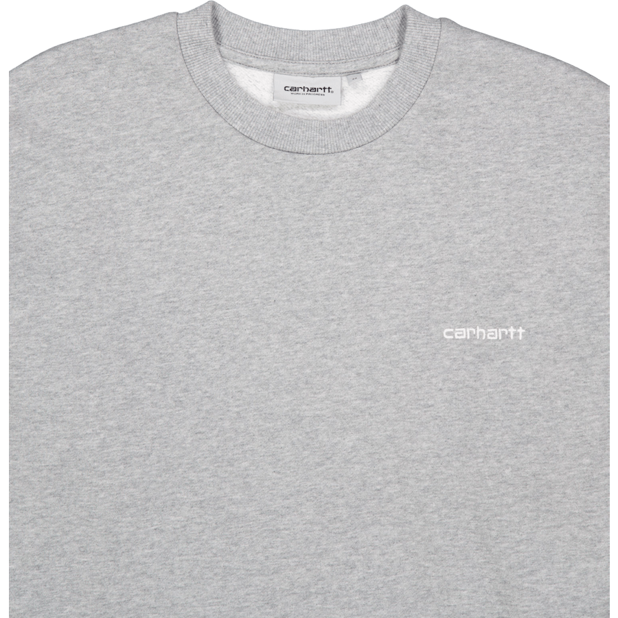 Pot s výšivkou Script Grey Heather / White