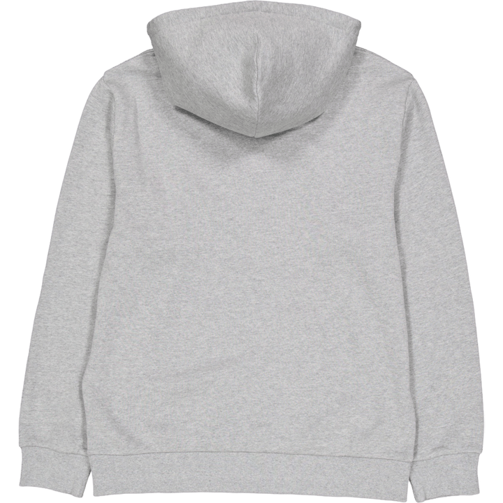 Mikina s kapucí s výšivkou Script Grey Heather / White