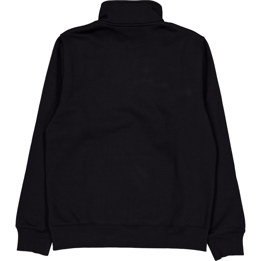 Chase Neck Zip Sweat Black / Gold