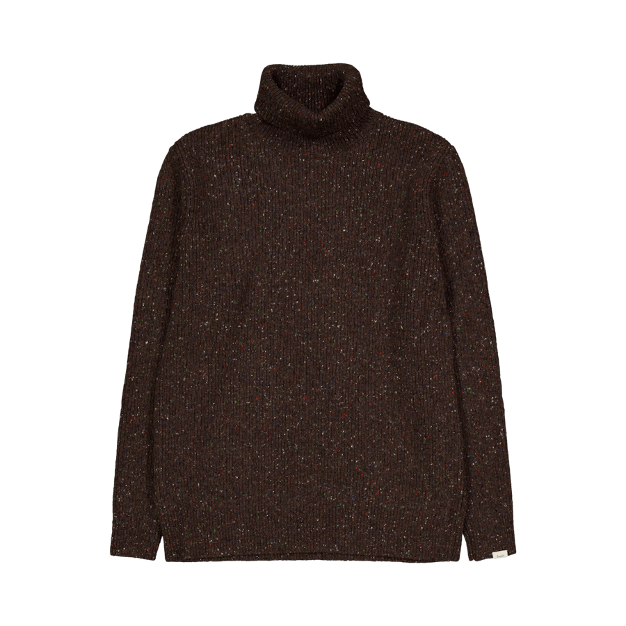 Marsh Puzzle Turtleneck Brown