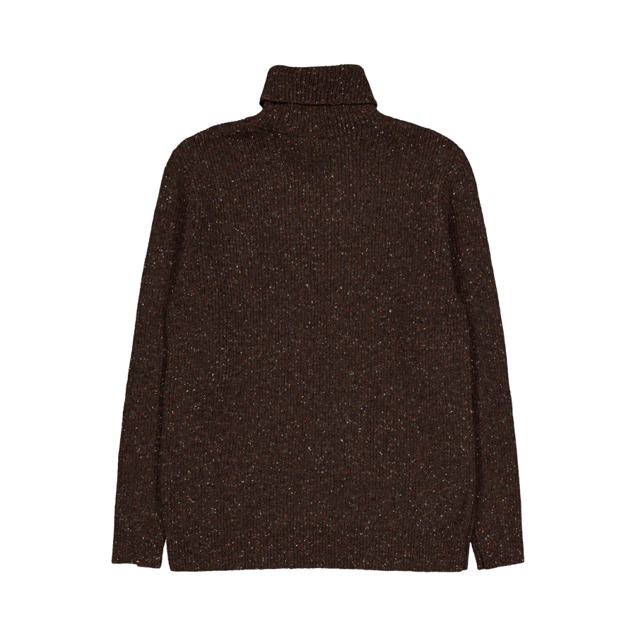 Marsh Puzzle Turtleneck Brown
