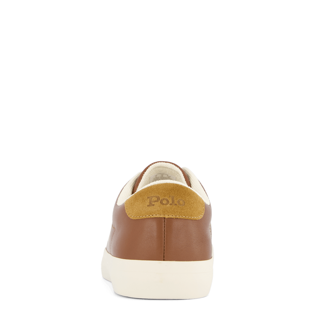 Polo Ralph Lauren Longwood Leather Sneaker 001 Tan