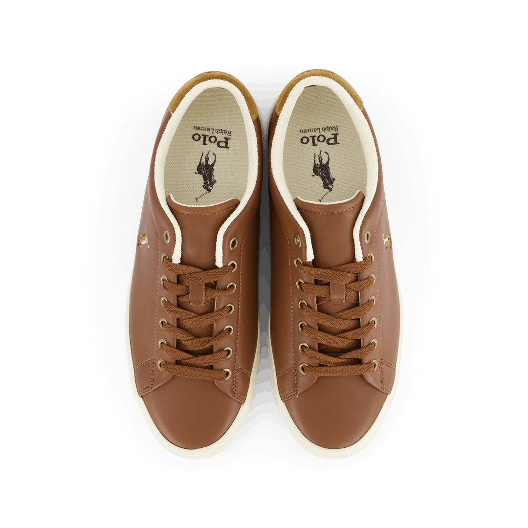 Polo Ralph Lauren Longwood Leather Sneaker 001 Tan