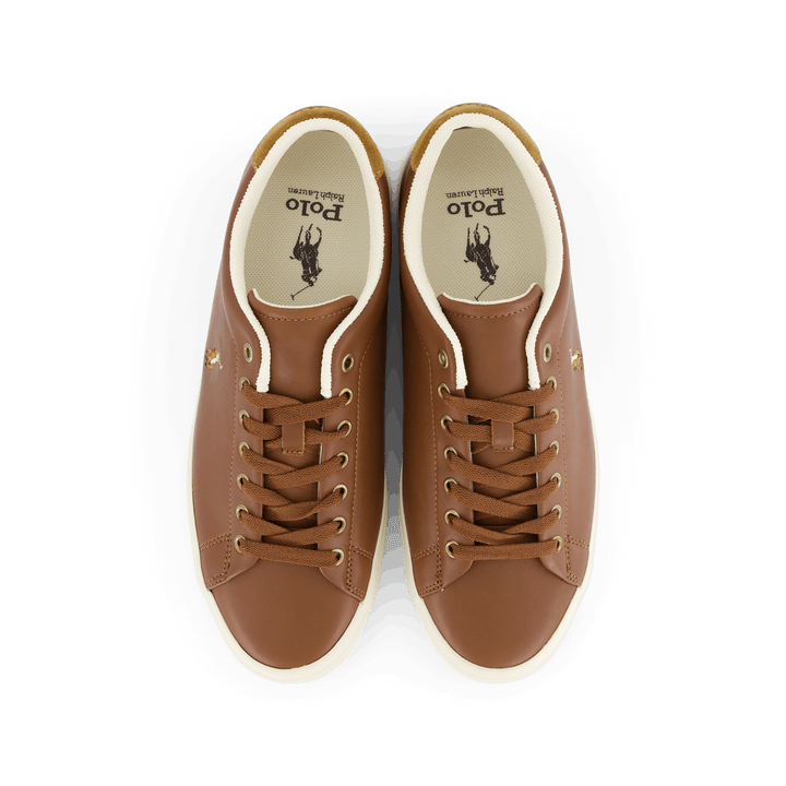 Polo Ralph Lauren Longwood Leather Sneaker 001 Tan