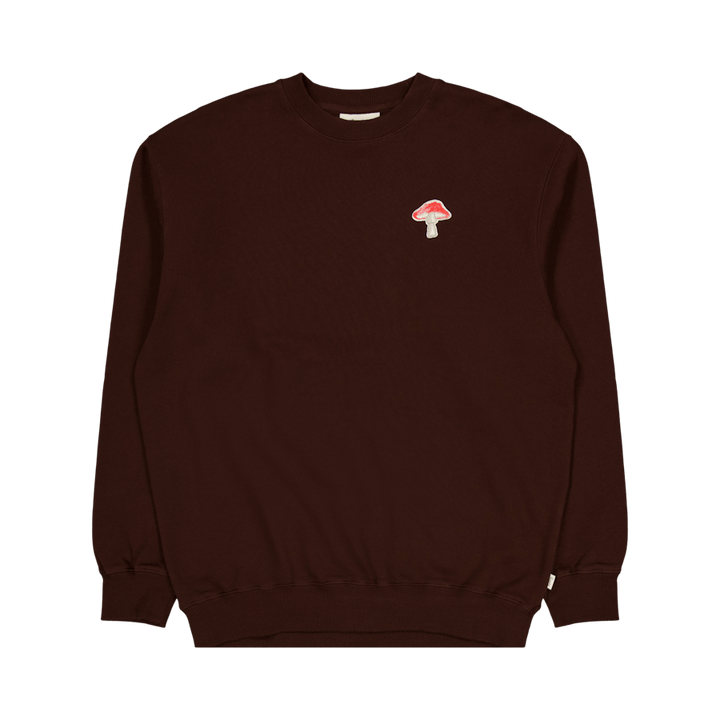 Agaric Mush Sweatshirt Djupt brun