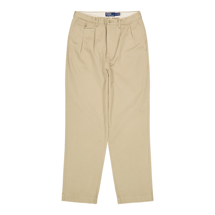 Whitman Relaxed Fit Pleated Chino Pant Rl Khaki