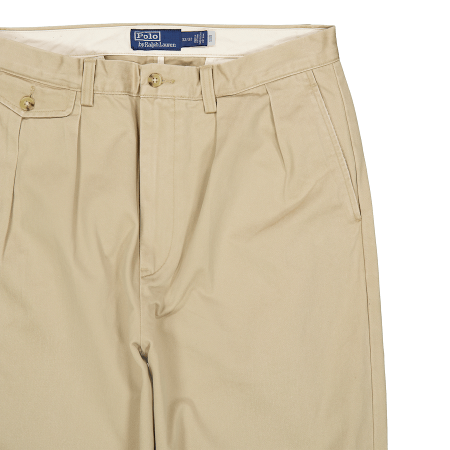 Whitman Relaxed Fit Pleated Chino Pant Rl Khaki
