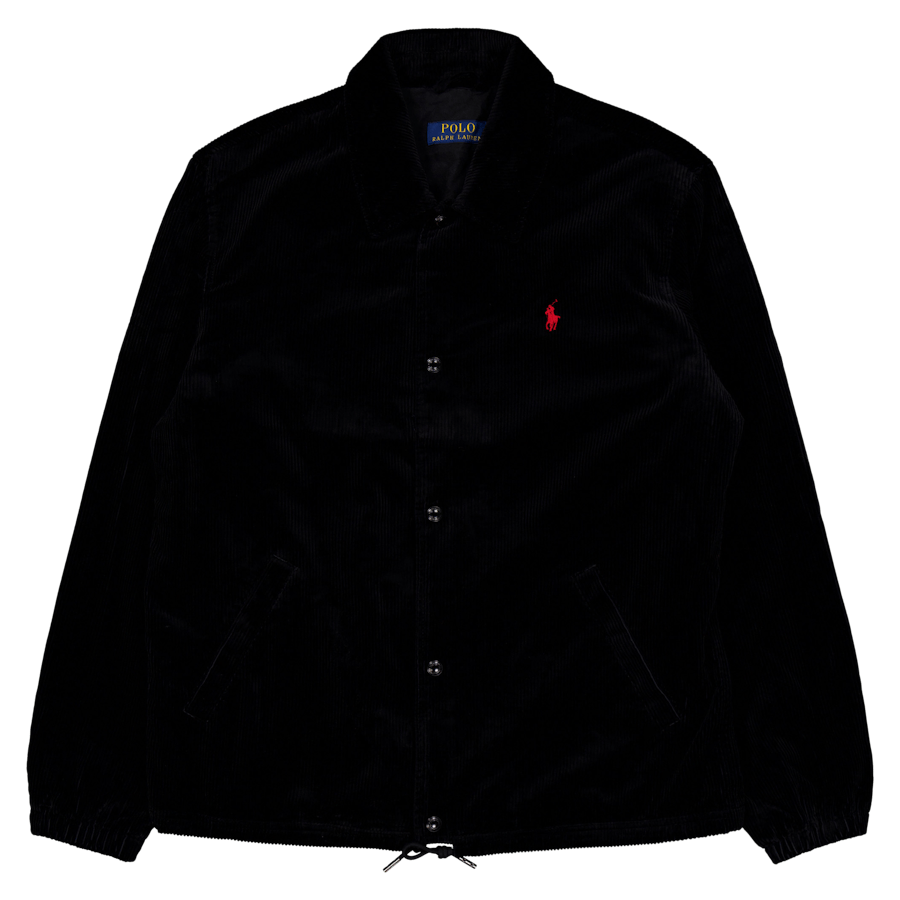 Corduroy Coach Jacka Polo Svart