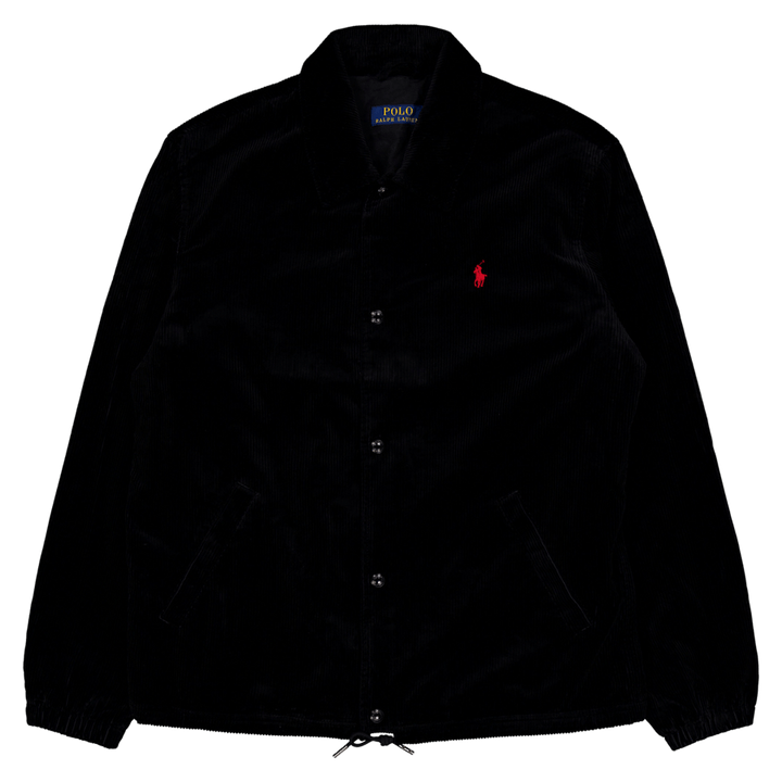 Corduroy Coach Jacka Polo Svart