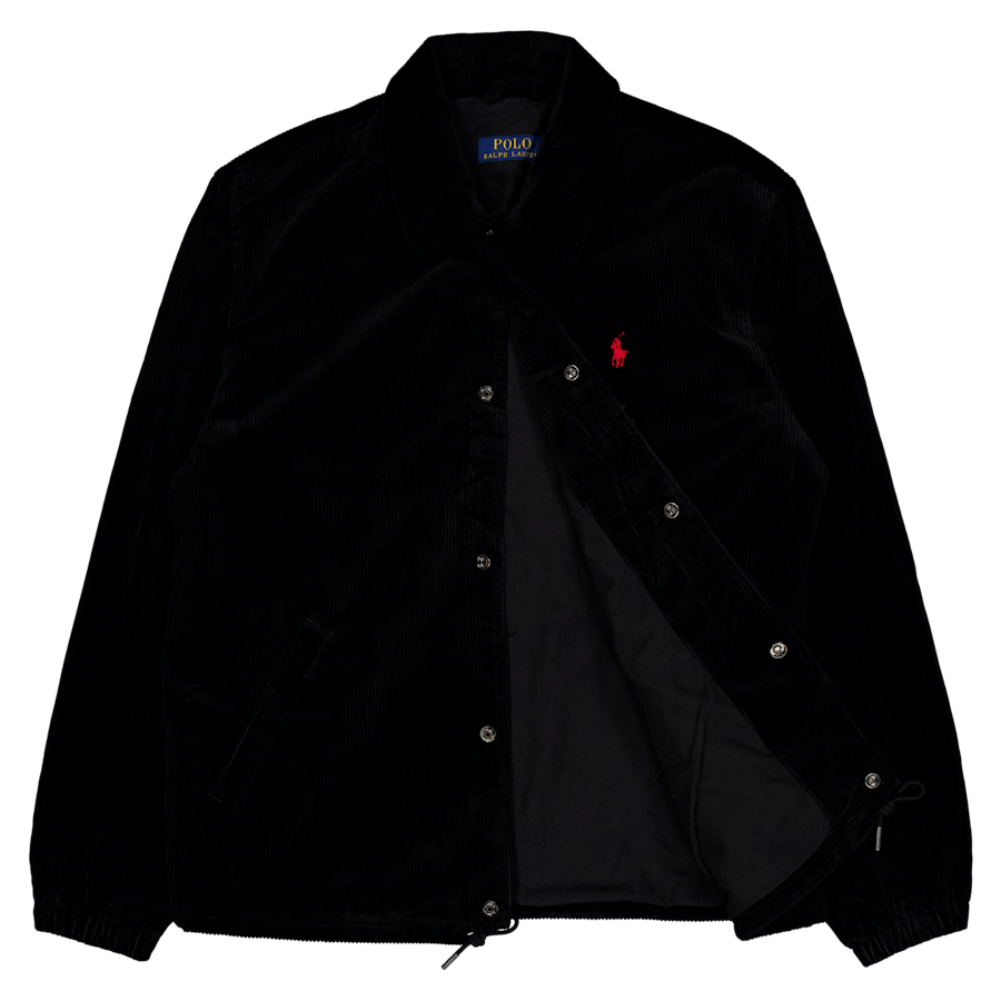 Corduroy Coach Jacka Polo Svart