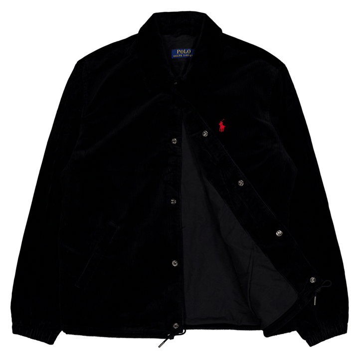Corduroy Coach Jacka Polo Svart