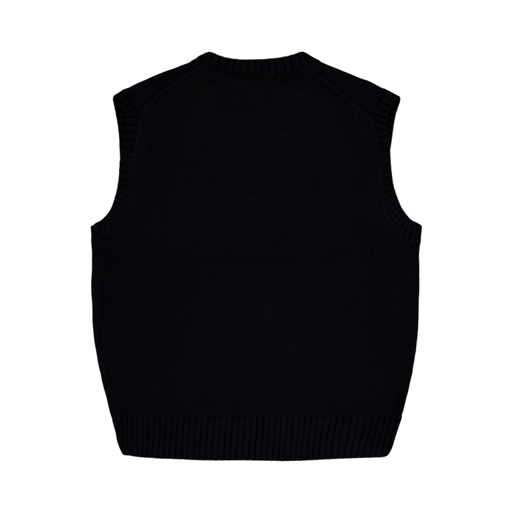 Bavlněná svetrová vesta Big Fit Polo Black