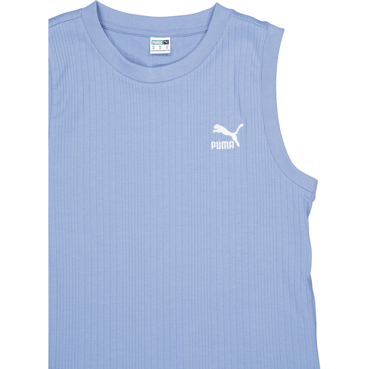 Classics Ribbed Relaxed Tank Blue