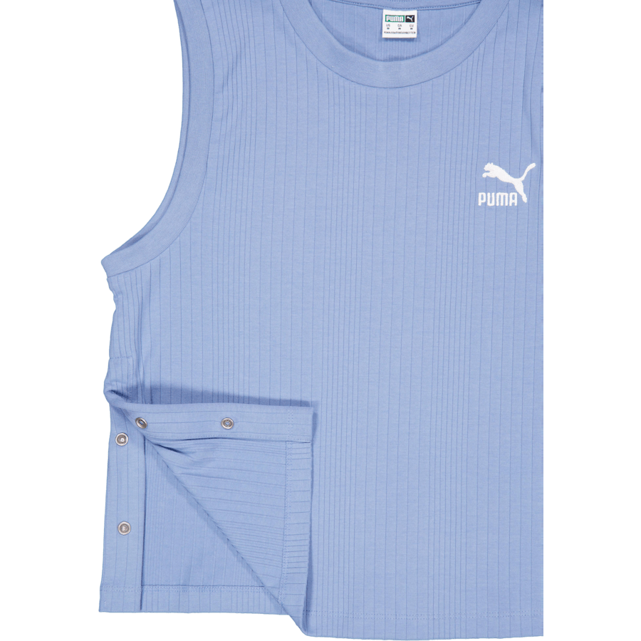 Classics Ribbed Relaxed Tank Blue