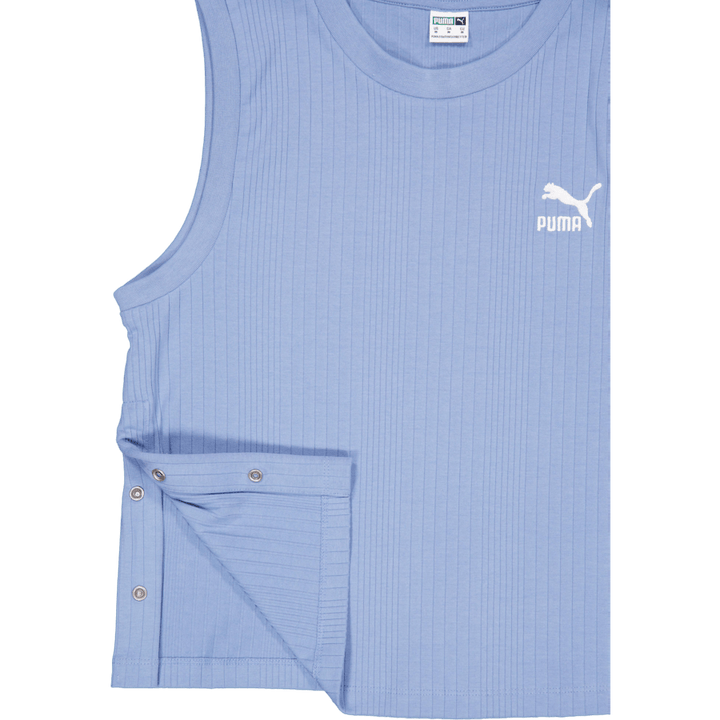 Classics Ribbed Relaxed Tank Blue