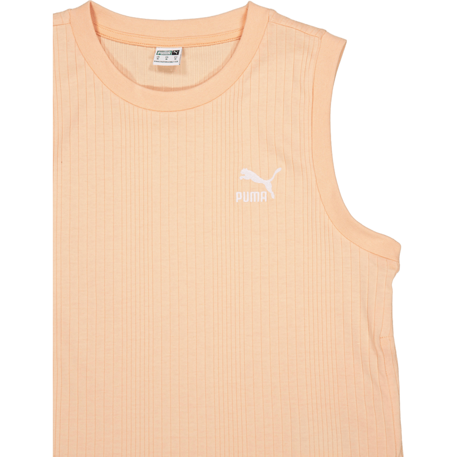 Classics Ribbed Relaxed Tank Orange
