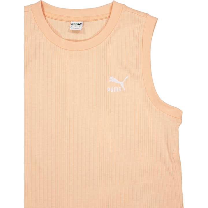 Classics Ribbed Relaxed Tank Orange