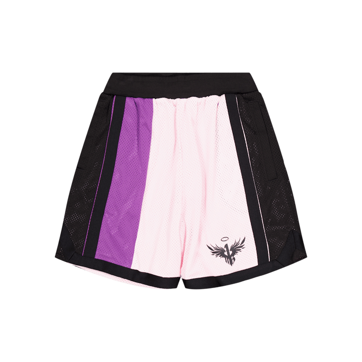 Melo Iridescent Mesh lühike roosa