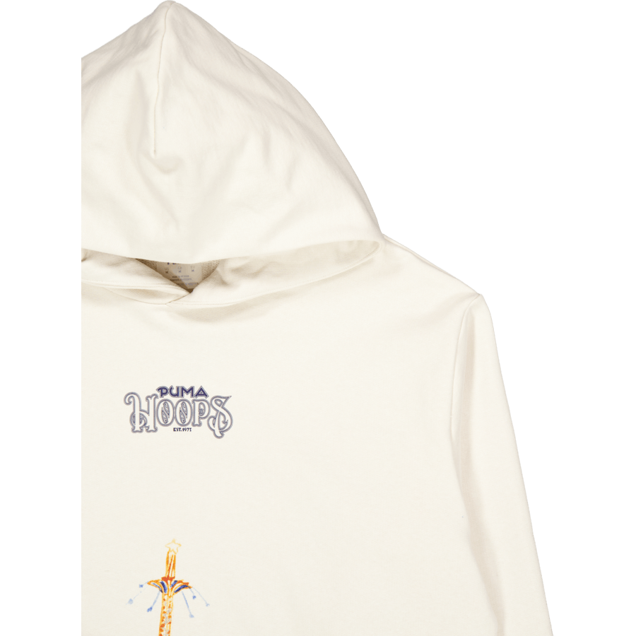 Felpa con cappuccio Showtime Bianco