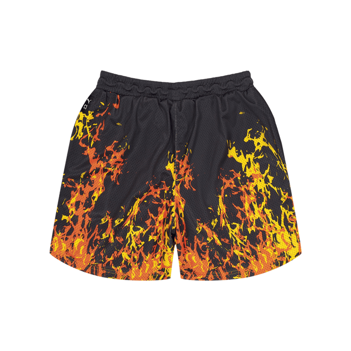 Fiamme dritte corte nero
