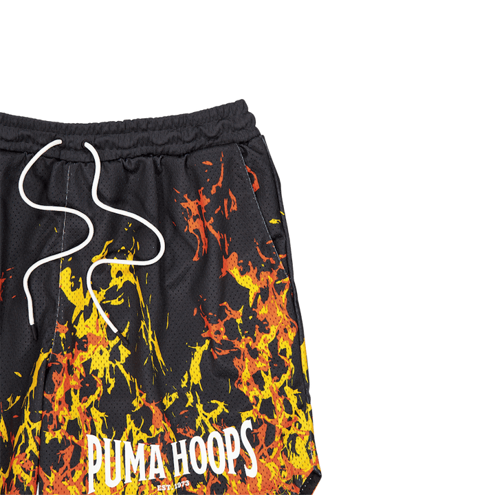 Fiamme dritte corte nero