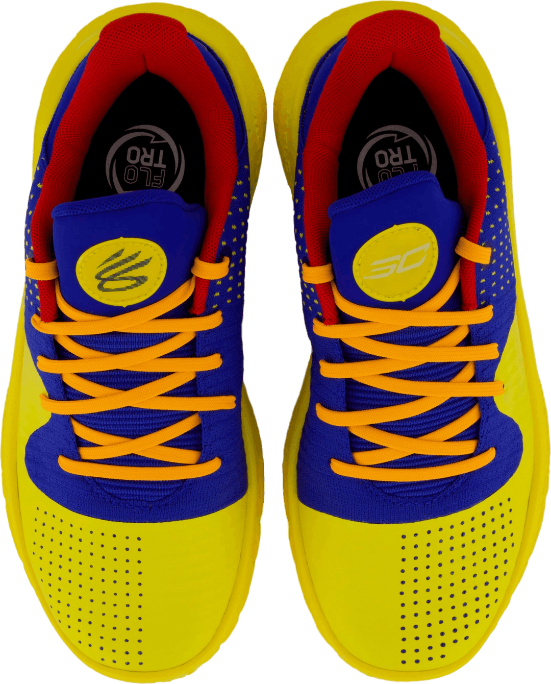 Curry 4 Low Flotro Bleu unisexe