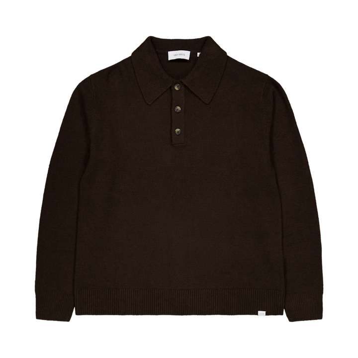 Les Deux Errol Rugby Knit Coffee