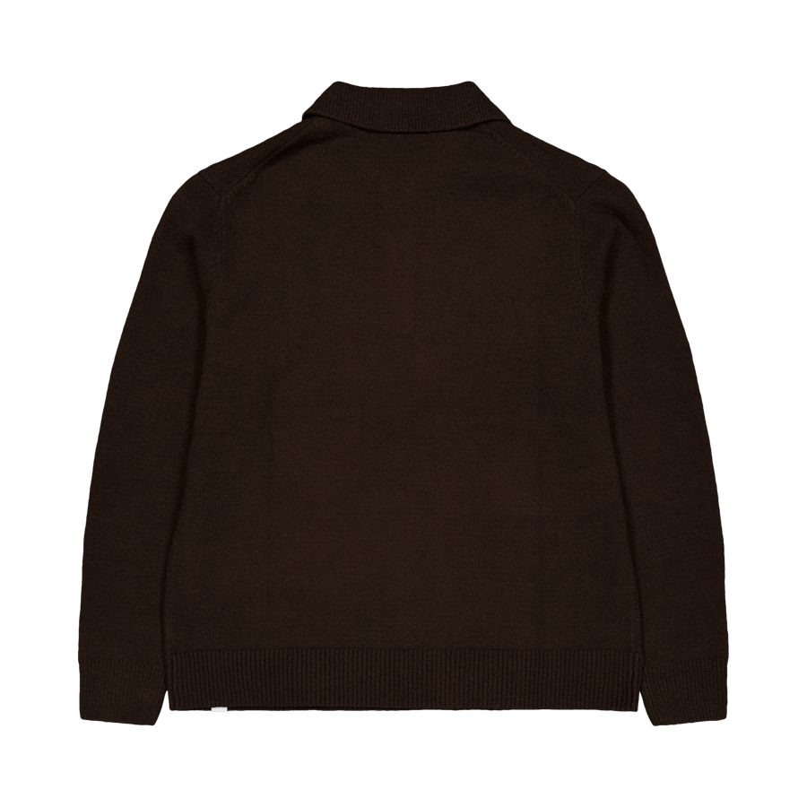 Les Deux Errol Rugby Knit Coffee