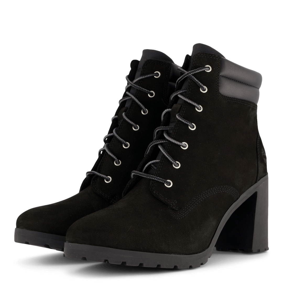 Allington Mid Lace Up Boot Jet Jet Black