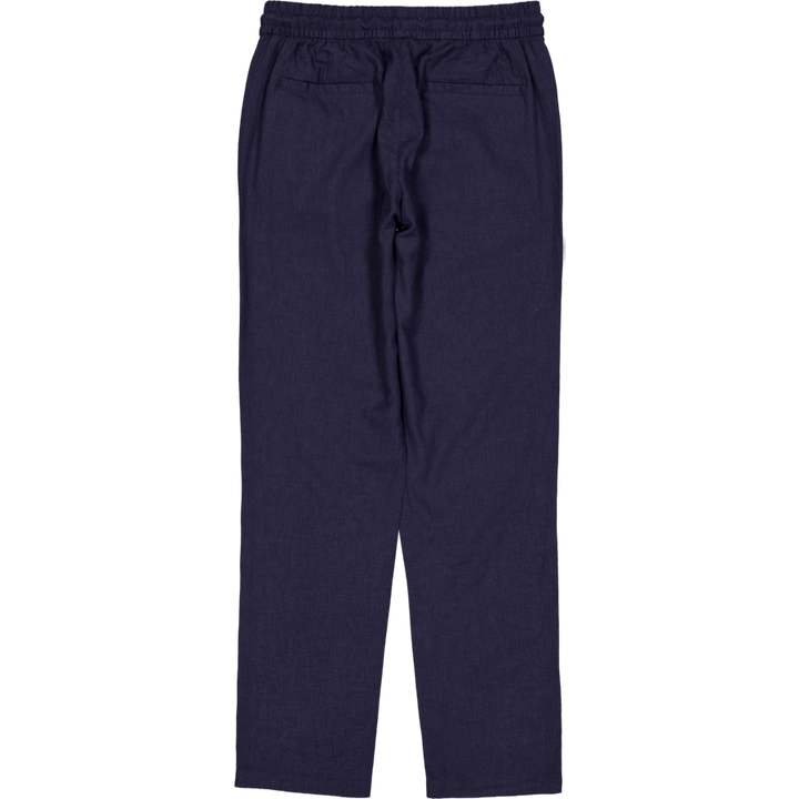 Pantaloni Patrick in lino scuro