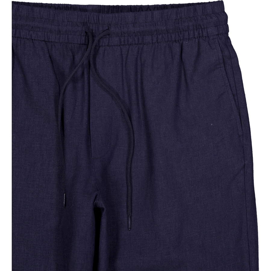 Pantaloni Patrick in lino scuro